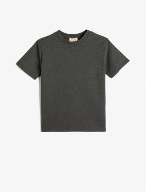 Koton Basic T-Shirt Short Sleeved Crew Neck