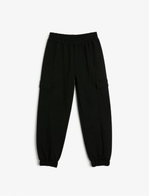 Koton Basic Jogger Sweatpants with Tie Waist, Pockets.