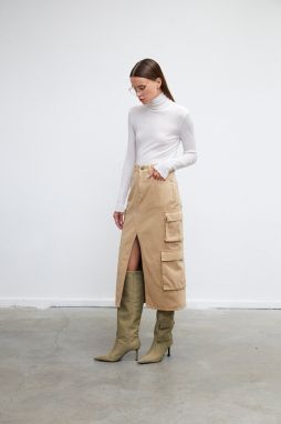 VATKALI Midi skirt with cargo pocket