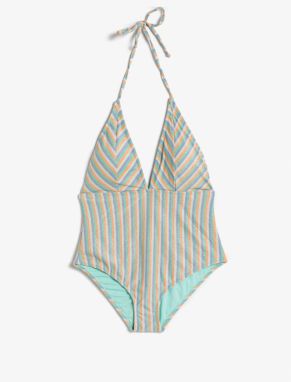 Koton Glittery Swimsuit with Halter Triangle Covered