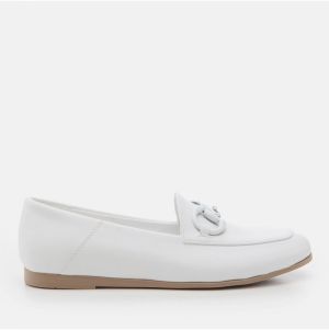 Yaya by Hotiç White Pedestrian Women's Loafer