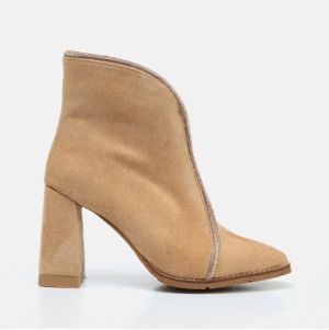 Hotiç Women's Camel Heeled Boots