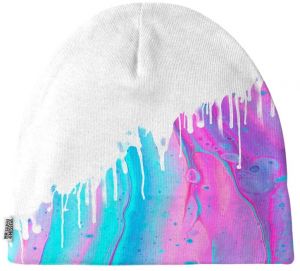 Mr. GUGU & Miss GO Man's Paint Droplets Beanie MB 212366