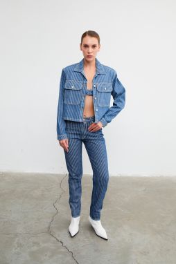 VATKALI Striped mom jeans