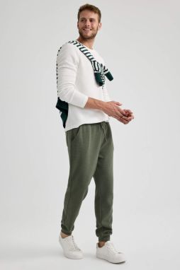 DEFACTO Slim Fit Rib Hem Sweatpants