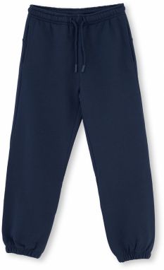 Dagi Navy Blue Three Thread Unisex Tracksuit Bottoms