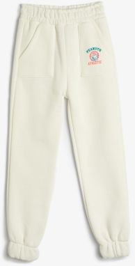 Koton Girl's White Sweatpants