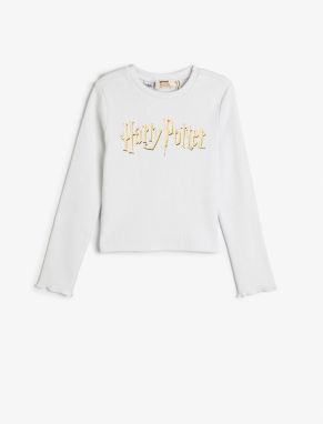 Koton Harry Potter Sweatshirt Licensed Long Sleeve Crew Neck Ribbed