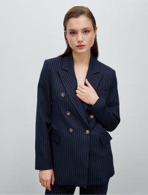 Koton Blazer Jacket Double-breasted Buttoned Pocket