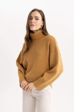 DEFACTO Oversize Fit Turtleneck Tunic