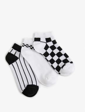 Koton Set of 3 Patterned Booties Socks