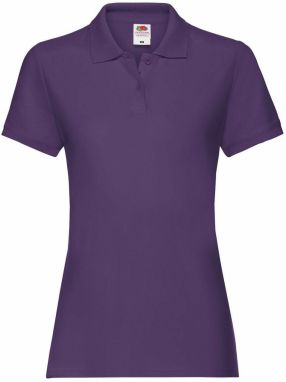 Purple Polo Fruit of the Loom