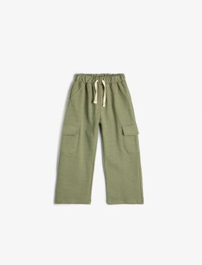 Koton Tie Waist Sweatpants Pocket Cotton Cotton