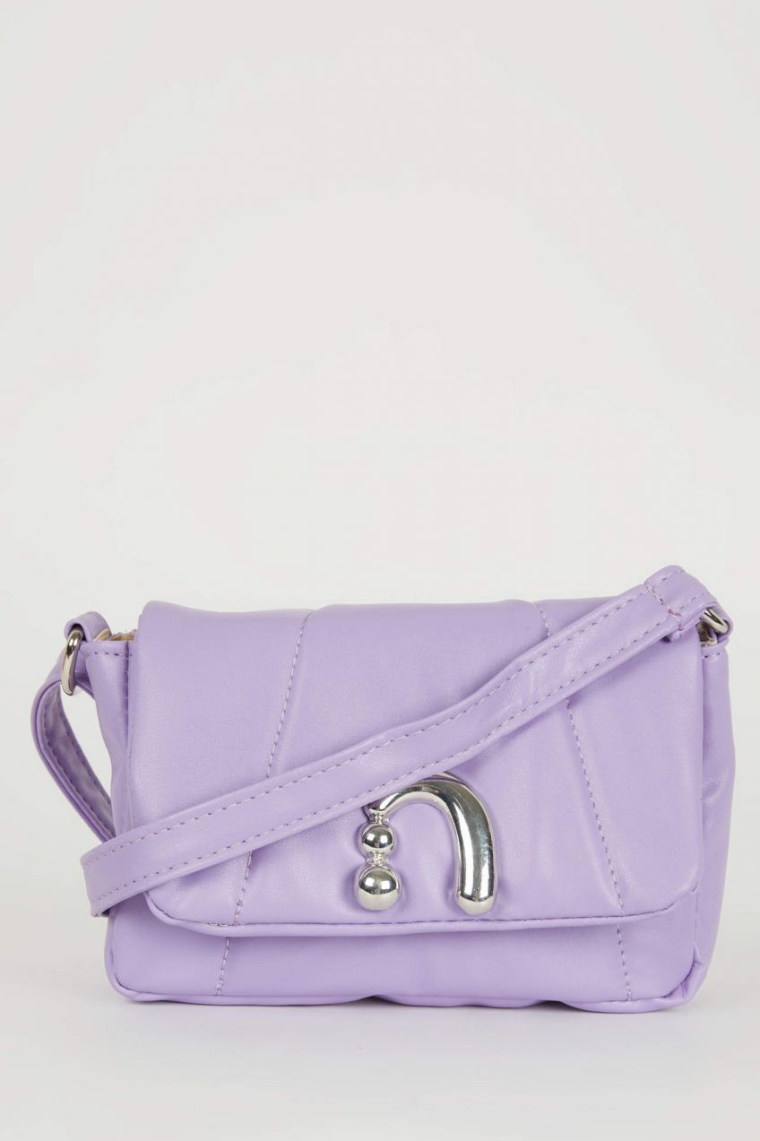 DEFACTO Faux Leather Crossbody Bag