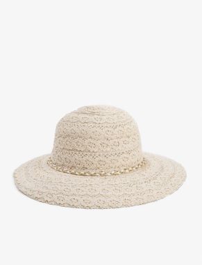 Koton Hat With Embroidered Long Edge Knitted Ribbon Detail