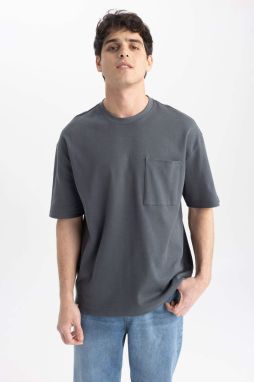 DEFACTO Oversize Fit Crew Neck T-Shirt