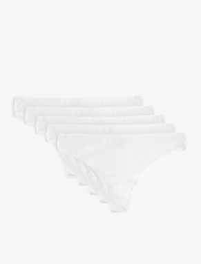 Koton 5-Pack Cotton Cotton Basic Brazilian Briefs