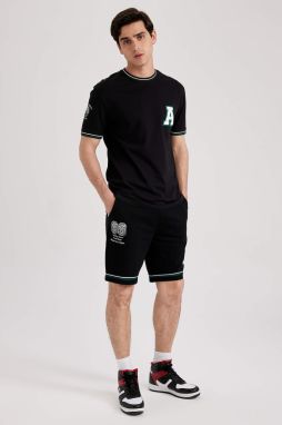 DEFACTO Regular Fit Sweatshirt Fabric Shorts