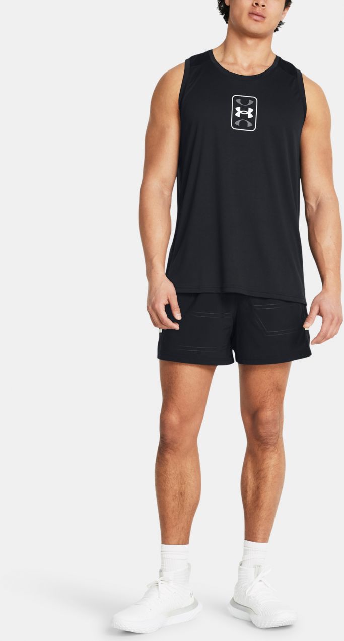 Under Armour UA Baseline Pro 5in Short-BLK - Mens