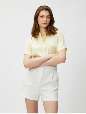 Koton Short Sleeve Shirt with Buttons