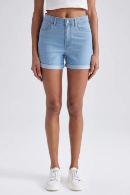 DEFACTO Jean Normal Waist Folded Leg Short