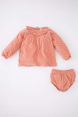 DEFACTO 2 piece Regular Fit Polka Dot Set