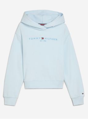 Light blue girls' hoodie Tommy Hilfiger - Girls