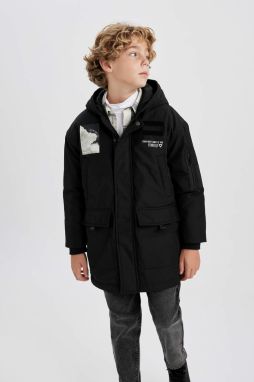 DEFACTO Boy Water Repellent Hooded Puffer Jacket