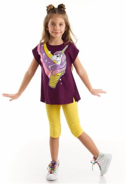 mshb&g Unicone Girls T-shirt Leggings Suit