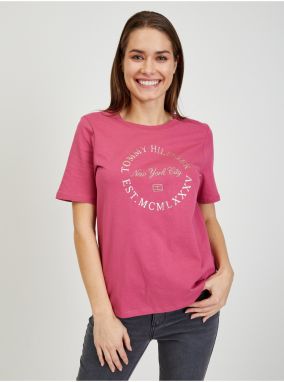 Dark pink women's T-shirt Tommy Hilfiger - Women