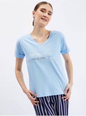 Orsay Light blue ladies T-Shirt - Women