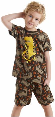 Denokids Skateboard Dino Boys T-shirt Shorts Set