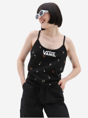 Black Women Floral Top VANS MICRO DITSY HALTER - Womens