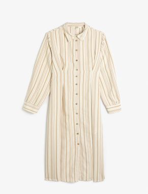 Koton Shirt Dress Long Sleeved Linen Blend