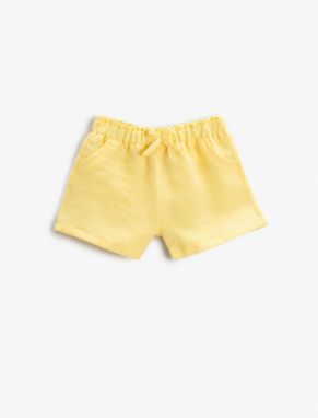 Koton Shorts Elastic Waist Pocket Above Knee