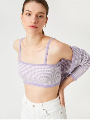 Koton Bustier Thin Strap Knitted