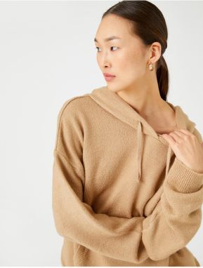 Koton Oversized úplet sveter s kapucňou klokan s vreckom