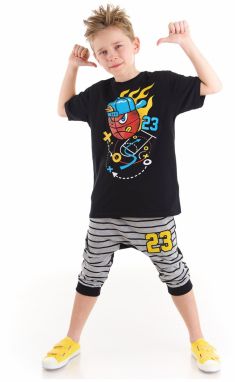 mshb&g Basket Ball Boys T-shirt Capri Shorts Set