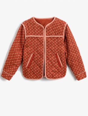 Koton Quilted Floral Jacket