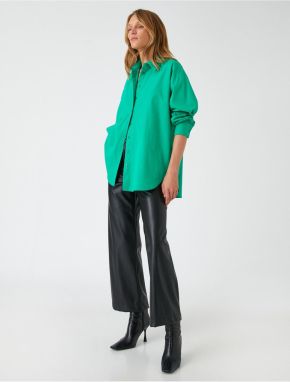 Koton Oversized Shirt With Long Sleeves