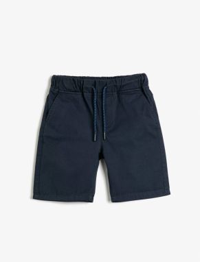 Koton 3skb40027tw Boys' Denim & Canvas Shorts Navy Blue