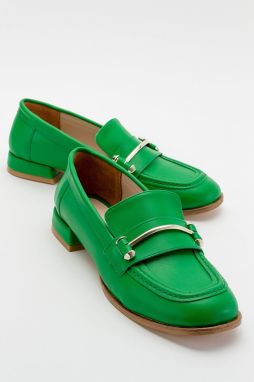 LuviShoes Fölen Green Women's Loafers