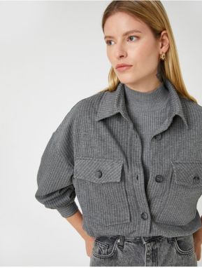 Koton Şahika Ercümen X - Oversized Shirt with Pockets