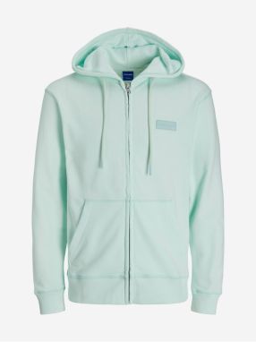 Light Green Men's Zipper Hoodie Jack & Jones Faded - Men's