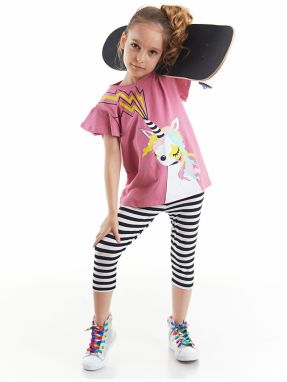 mshb&g Unicorn Rock Girls Kids T-shirt Leggings Suit
