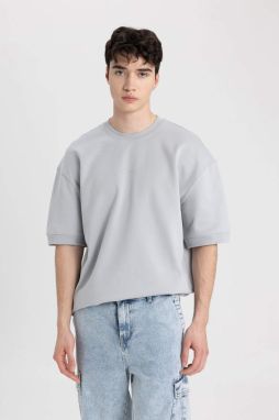 DEFACTO Loose Fit Crew Neck Printed T-Shirt