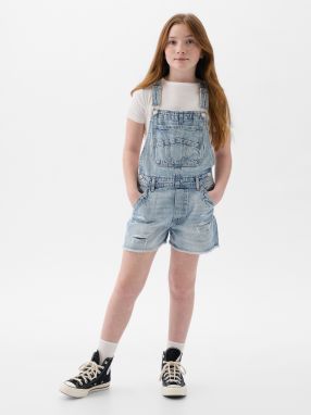 GAP Kids' Denim Bib Shorts - Girls