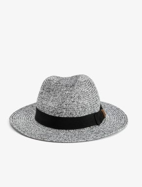 Koton Straw Hat with Band Detail and Knitted Motif