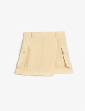 Koton Shorts, Skirt with Pocket. Elastic Waist.