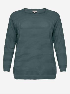 Green Women's Ribbed Sweater ONLY CARMAKOMA Airplain - Women